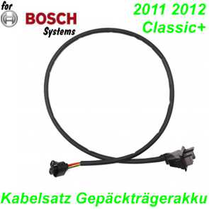 Bosch Kabelsatz 850 mm Antriebseinheit / Gepcktrgerakku Classic 2011 2012 Ersatzteile Balsthal