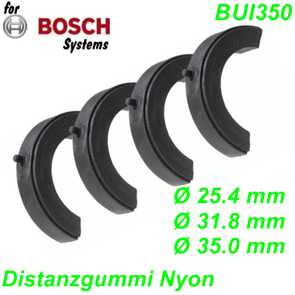 Bosch Distanzgummi  25.4 31.8 35.0 mm Displayhalter Nyon BUI350 schwarz Shop kaufen bestellen Schweiz