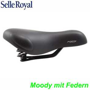 Sattel Sttel Selle Royal Moody mit Federn 60 Elekro E- bike Mountainbike Fahrrad Velo Ersatzteile Shop Jeker Balsthal Schweiz