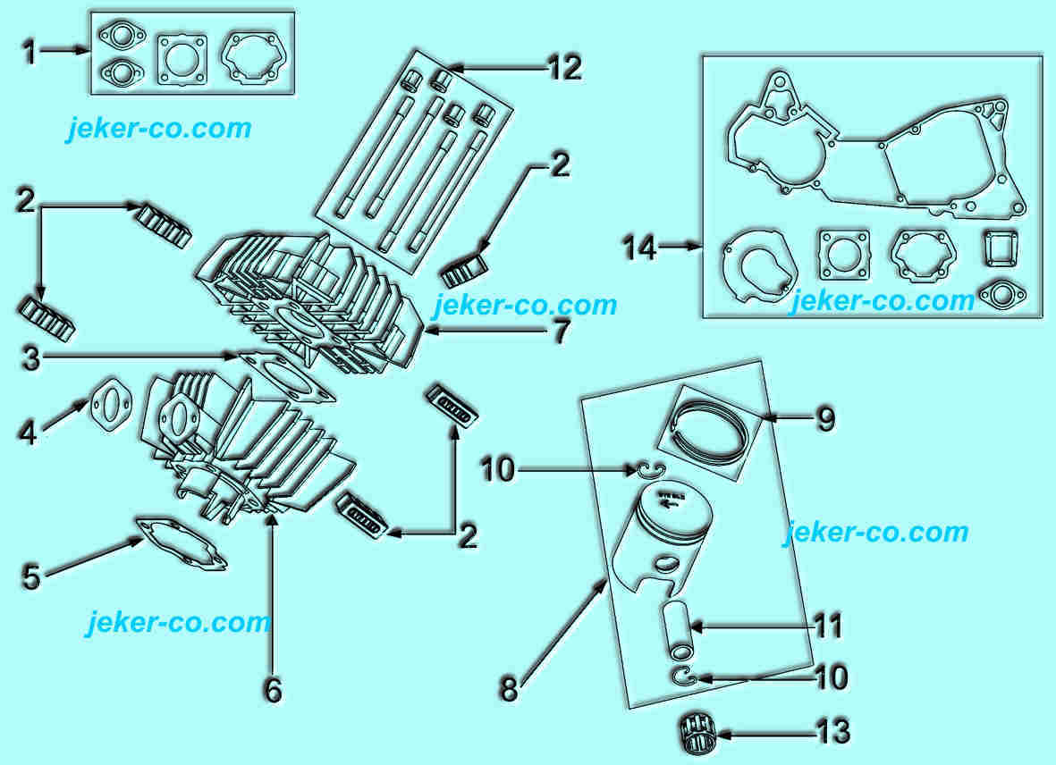 Bye Bike Zylinder Parts Ersatz Teile Shop kaufen bestellen Jeker + Co Balsthal Solothurn Schweiz