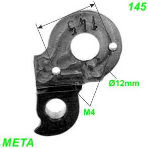 Merida Ausfallenden Schaltaugen Wechselhalter CNC Meta 145 44.4321 (1099) kaufen Ersatzteile Shop