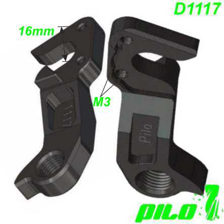 Ausfallende Schaltauge CNC Pilo D1117 GT Bicycles Ersatzteile Balsthal