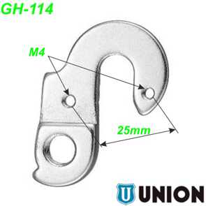 Marin Ausfallenden Schaltaugen Wechselhalter Union Marwi GH-114 44.1715 (298) kaufen Ersatzteile Shop