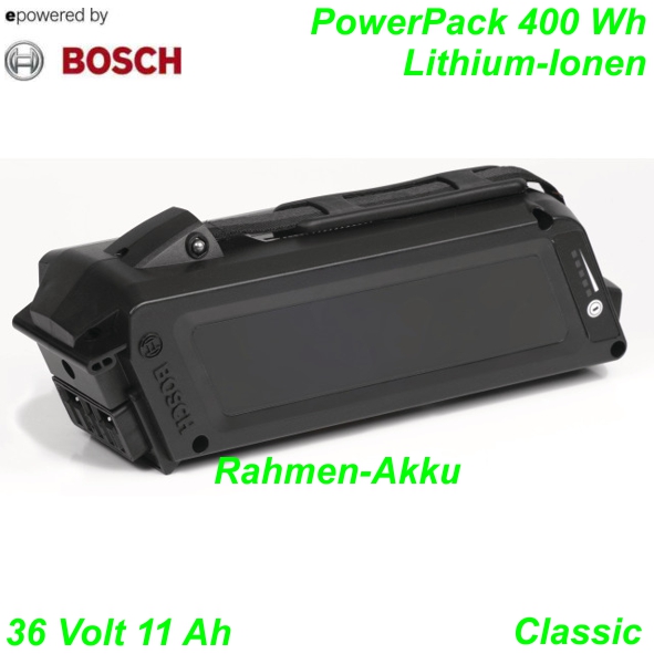 E-Bike Bosch Rahmen Akku Rahmenakku schwarz PowerPack Shop kaufen bestellen Schweiz
