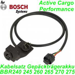 Bosch Kabelsatz Gepäckträgerakku Active/Performance BBR240 245 260 265 270 275 Ersatzteile Balsthal
