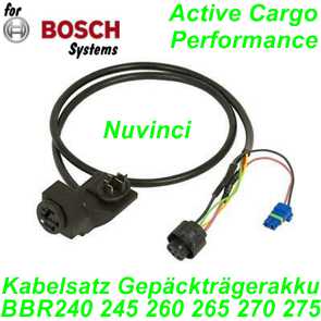 Bosch Kabelsatz Gepäckträgerakku 880mm Automatik Nuvinci BBR240 245 260 265 270 275 Ersatzteile Balsthal