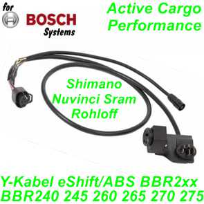 Bosch Kabelsatz Gepäckträgerakku Y-Kabel eShift ABS Power CAN BBR240 245 260 265 270 275 Ersatzteile Balsthal
