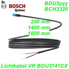 Bosch Lichtkabel Scheinwerfer 200 1400 1600 mm BCH3320 BDU3741 CX Ersatzteile Balsthal