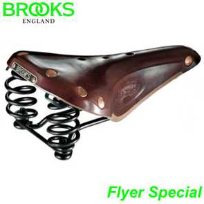 BROOKS Sattel Herren Flyer Special braun Gestell schwarz B337HBR E-Bike Fahrrad Velo Ersatzteile Shop