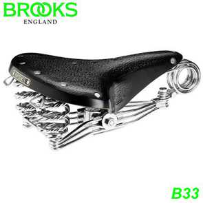 Brooks Sattel unisex B33 schwarz B256SH E-Bike Fahrrad Velo Ersatzteile Shop