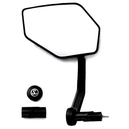 R�ckspiegel Sunnywheel oval Befestigung am Lenker links schwarz Ersatzteile Balsthal