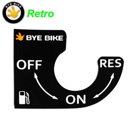 Aufkleber on-off-reserve Bye Bike (Benzinhahn) Mofa Shop kaufen