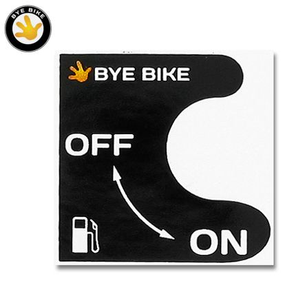 Aufkleber on-off Bye Bike (Benzinhahn) Mofa Shop kaufen