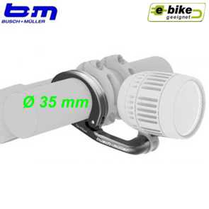 Scheinwerferhalter B&M 25.4/31.8mm einarmig Aluminium 470LHA25/31 OEM Fahrrad Velo E-Bike Ersatzteile