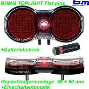 B+M Rücklicht Gepäckträger Top-light Flat plus 328 multi 50/80 Mountain Bike Fahrrad Velo Teile Ersatzteile Parts Shop Schweiz
