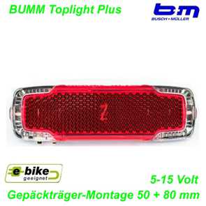 BM Rcklicht Toplight LineTec 2C DC 6-10V 50/80 Elekro E- bike Mountainbike Fahrrad Velo Ersatzteile Shop Jeker Balsthal Schweiz