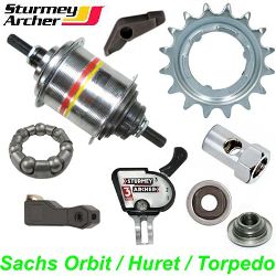 Sachs Orbit Sturmey Archer Torpedo Huret 3x7 Fahrrad Velo Bike Ersatzteile