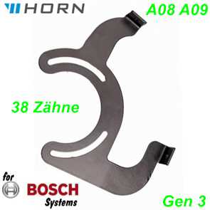 Befestigungsbrille 19.45 Horn Catena 38 Z. A08 A09 Bosch Gen 3 Kettenschutz Ersatzteile Balsthal