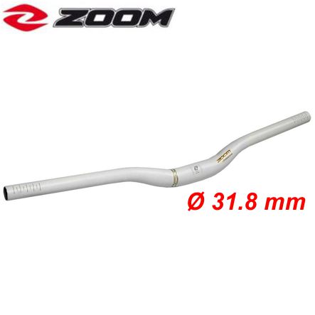 Zoom Lenkerbügel City MTB Ø 31.8 x 620 mm mattschwarz + weiss Höhe 30 mm E- Mountain Bike Fahrrad Velo Shop kaufen bestellen Schweiz