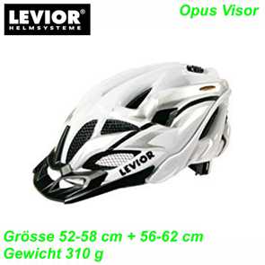 Helm LEVIOR Opus Visor weiss silber Mountain Bike Fahrrad Velo Teile Ersatzteile Parts Shop kaufen Schweiz