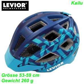 Helm LEVIOR Kailu blau matt Mountain Bike Fahrrad Velo Teile Ersatzteile Parts Shop kaufen Schweiz