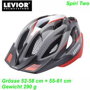 Helm LEVIOR SPIRI TWO rot schwarz matt Mountain Bike Fahrrad Velo Teile Ersatzteile Parts Shop kaufen Schweiz