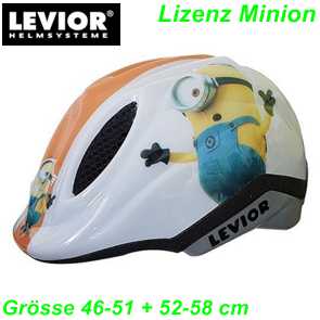Helm LEVIOR Primo Lizenz Minion Grösse S M 46-51 52-58 cm 280 gr. Ersatzteile Balsthal
