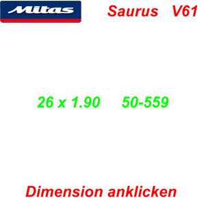 Mitas Blade V83 Rubena Pneu Reifen Profil und Dimension