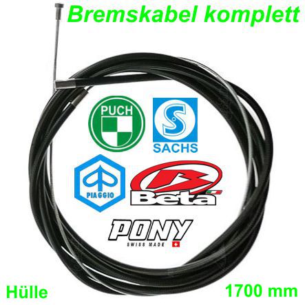 Bremskabel komplett Maxi 1700 mm schwarz Shop kaufen