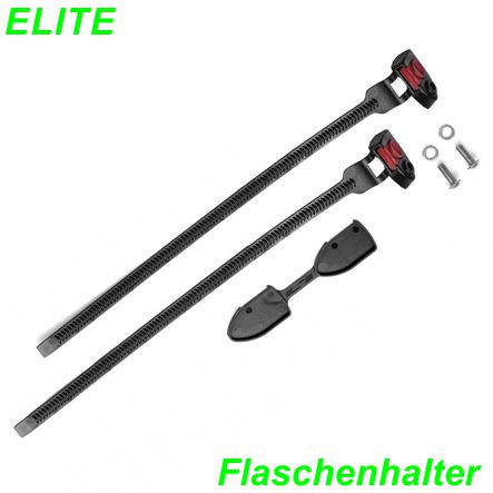 Halter Trinkflasche Elite Bandage VIP schwarz  25-70mm Syst. Kabelbinder Mountain Bike Fahrrad Velo Shop kaufen Schweiz