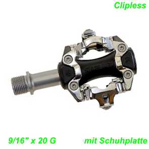 Pedal Clipless m/Schuhplatte 9/16 x 20G Ersatzteile Shop kaufen Schweiz E- Mountain Bike Fahrrad Velo