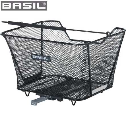 Basil HR-Korb Lesto MIK sw 24x32x17cm engmaschig Stahl MIK Balsthal Naturpark Thal