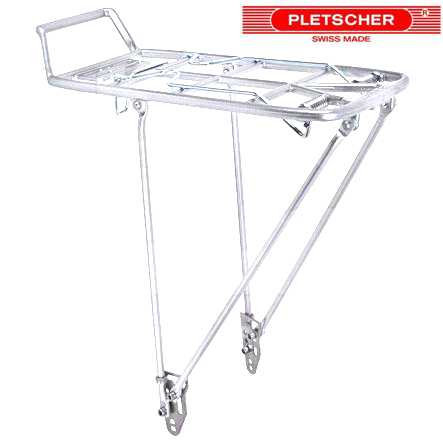 Pletscher Gepcktrger Athlete 26-28 4-B weiss verstellbar a/Oesen Ersatzteile Balsthal