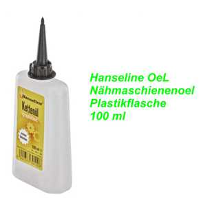 Hanseline Oel Nähmaschienenoel Plastikflasche 100 ml Ersatzteile Shop kaufen bestellen Balsthal Schweiz