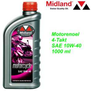 MIDLAND Motorenoel 4-Takt SAE 10W-40 1000 ml Ersatzteile Shop kaufen bestellen Balsthal Schweiz