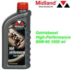 MIDLAND Getriebeoel High-Performance 80W-90 1000 ml Ersatzteile Shop kaufen bestellen Balsthal Schweiz