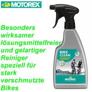 Fahrradreiniger Motorex Bike Clean 500 ml Zerstäuber Ersatzteile Balsthal