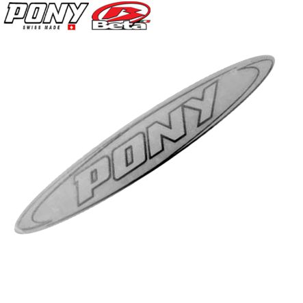 Abzug Kleber Pony weiss oval Mofa Shop kaufen