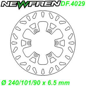 Bremsscheibe DF.4029-A  240/101/90 x 6.5 mm Malaguti MADISON K 400 S 250 Ersatzteile Balsthal