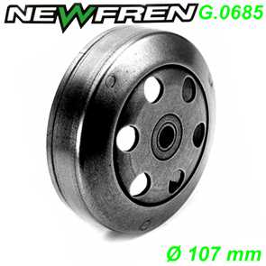 Kupplungsglocke NEWFREN G.0685  107 mm Aprilia Cagiva Derbi Gilera Piaggio Ersatzteile Balsthal