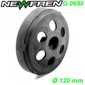 Kupplungsglocke NEWFREN G.0690  120 mm Piaggio HEXAGON LX4 LIBERTY SFERA 4T VESPA ET4 125cc Ersatzteile Balsthal