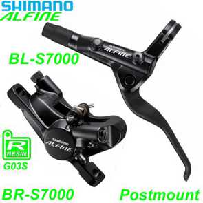 Shimano Scheibenbremsset BR-S7000-BL-S7000 schwarz Deore E- Mountain Bike Fahrrad Velo Ersatzteile Shop kaufen bestellen Balsthal Schweiz