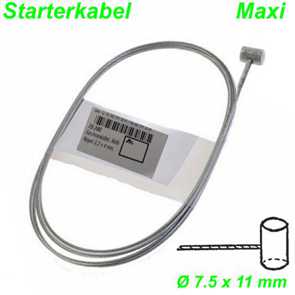 Starterkabel Puch Maxi  7.5 x 11 mm 1.5 x 1850 mm Innenkabel Teile Ersatzteile Parts Shop kaufen Schweiz