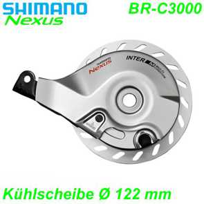 Shimano Rollerbremse BR-C3000 hinten  122 mm Khlscheibe HB-IM70 E- Mountain Bike Fahrrad Velo Ersatzteile Shop kaufen Schweiz