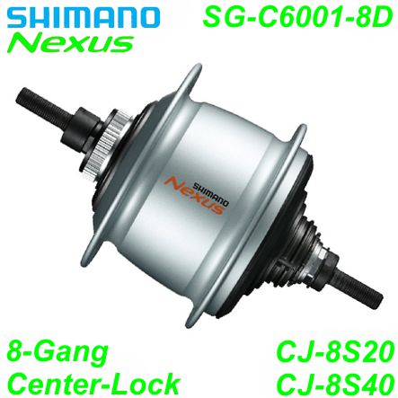 Shimano Getriebenabe SG-C6001-8D 8 Gang silber Elekro E- Mountain Bike Fahrrad Velo Ersatzteile Shop kaufen Schweiz