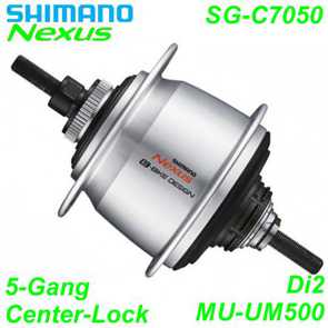 Shimano Getriebenabe Nexus Di2 5-G. SG-C7050 32-L silber Center-Lock Ersatzteile Shop