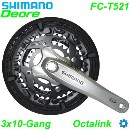 Shimano Kettenradgarnitur Octalink FC-T521 silber Ersatzteile Shop Schweiz Shimano Kettenradgarnitur Octalink FC-T521 silber Ersatzteile Shop Schweiz