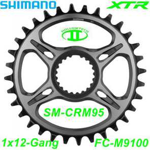 Shimano Kettenblatt Hollowtech SM-CRM95 Ersatzteile Shop Schweiz