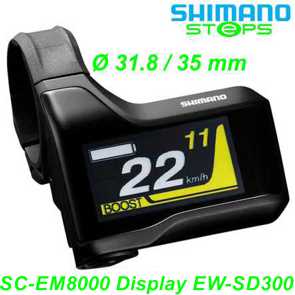 Shimano Steps Display SC-EM8000 ohne EW-SD300 Kabel Ersatzteile Balsthal