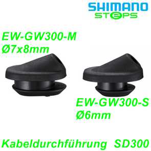 Shimano Steps Kabeldurchfhrung EW-GM300  6 7 x 8 mm Ersatzteile Balsthal